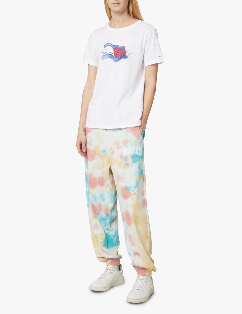 rinascente Tommy Hilfiger Cotton t-shirt with big flag - white