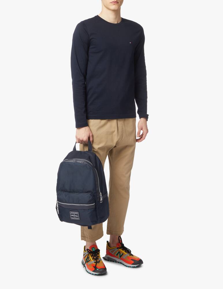 rinascente Tommy Hilfiger Zaino con logo patch - blu