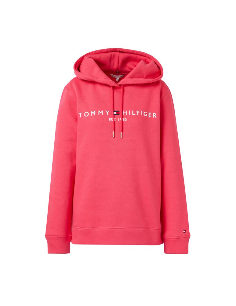 rinascente Tommy Hilfiger Hoodie in fleece cotton - pink