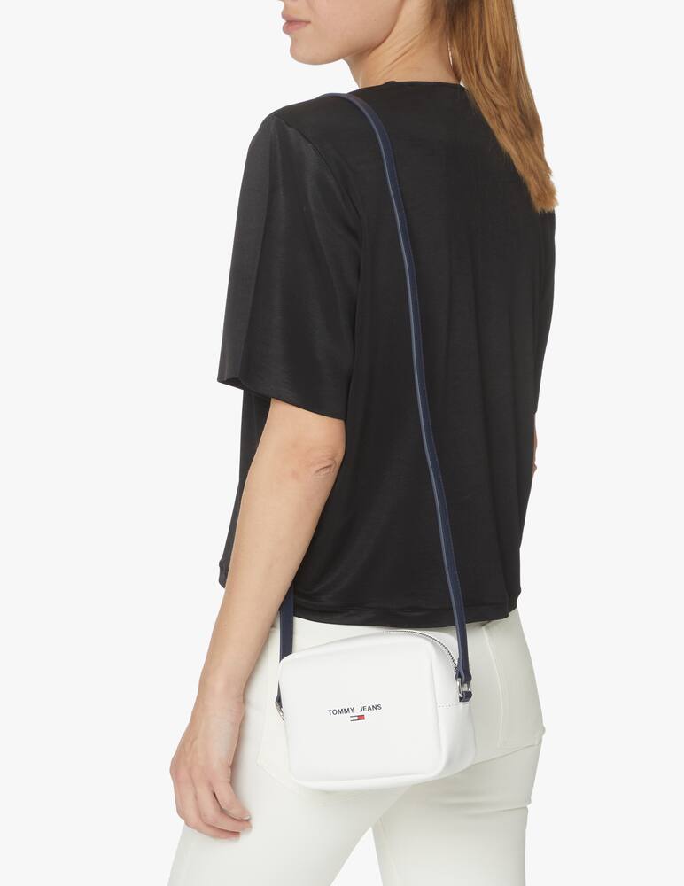 rinascente Tommy Jeans Borsa a tracolla Essential Camera - bianco