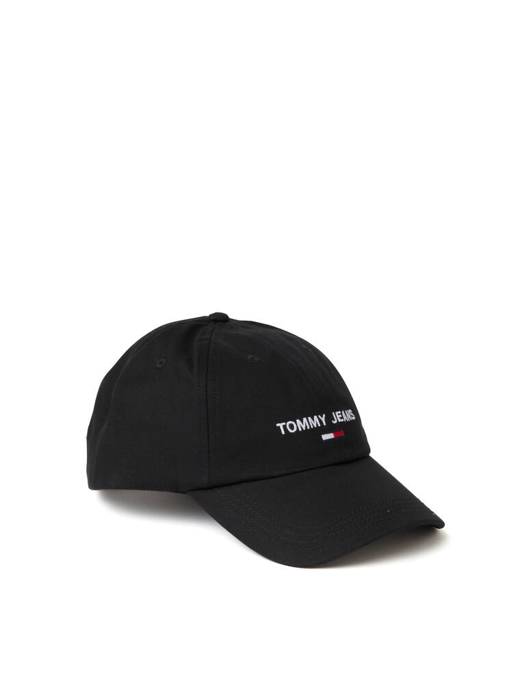 rinascente Tommy Jeans Cappello da baseball bandiera - nero