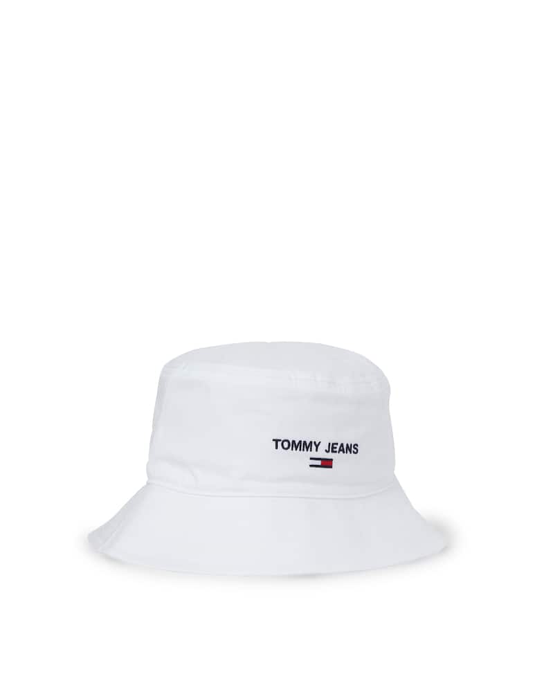 rinascente Tommy Jeans Cappello bucket bandiera - bianco
