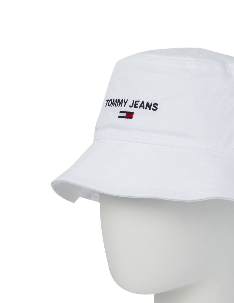 rinascente Tommy Jeans Cappello bucket bandiera - bianco