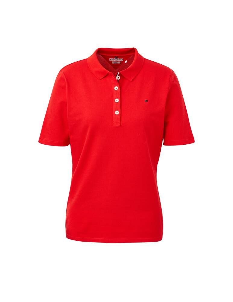 rinascente Tommy Hilfiger Cotton polo shirt - red