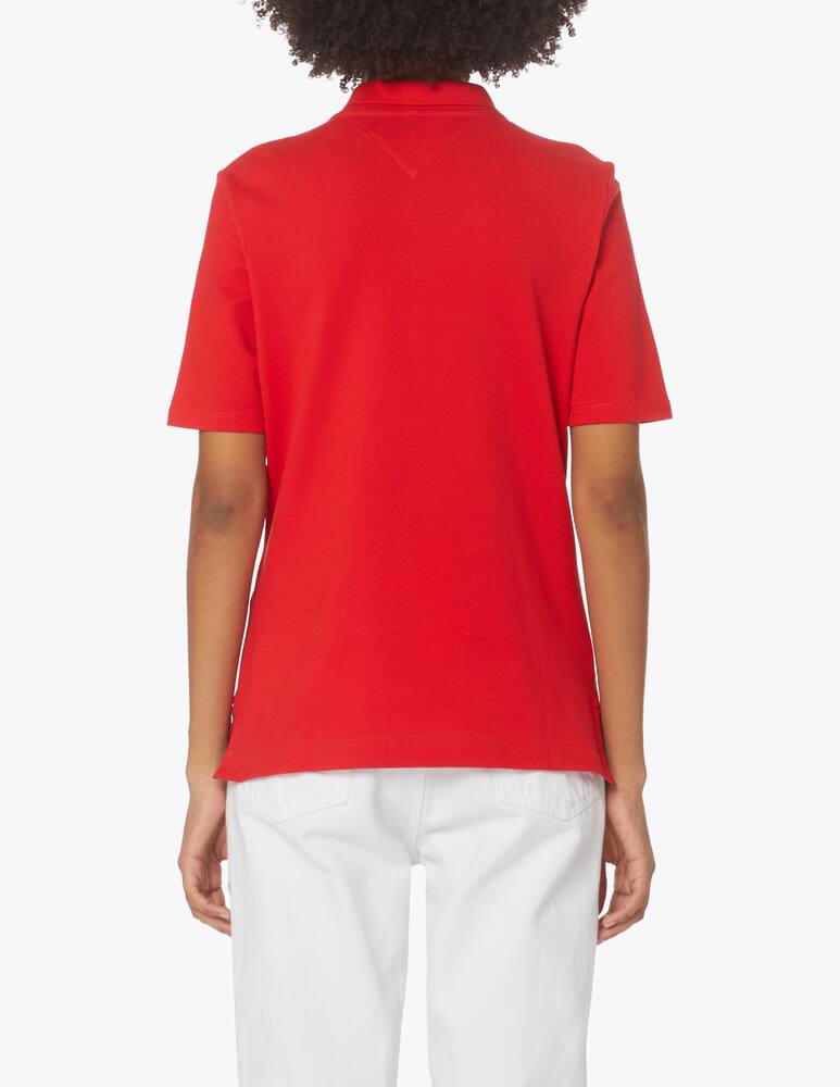 rinascente Tommy Hilfiger Cotton polo shirt - red