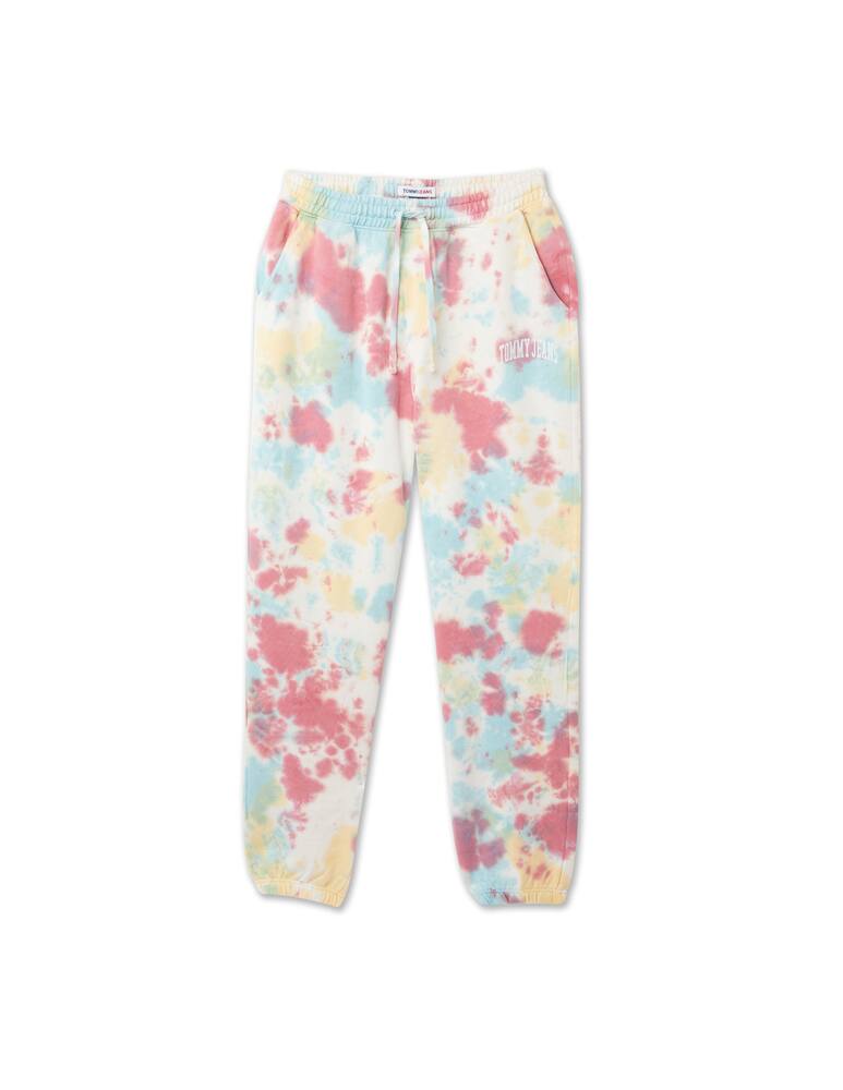rinascente Tommy Jeans Pantalone felpa tie dye multi - multicolor