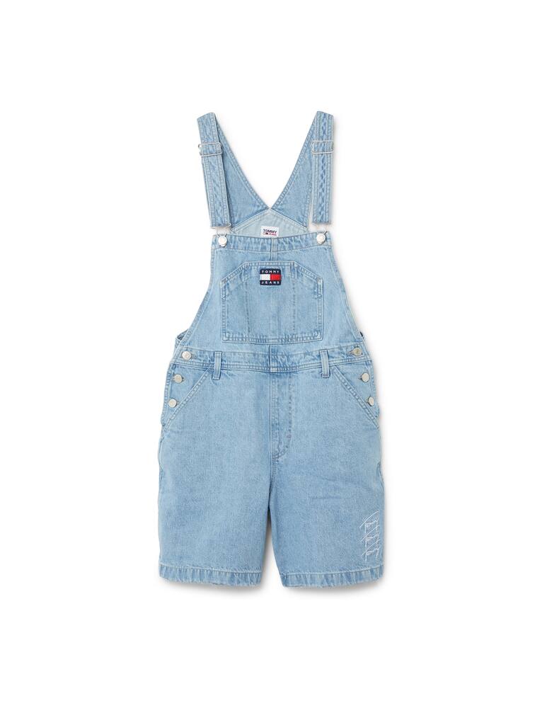 rinascente Tommy Jeans Short denim dungaress - blue