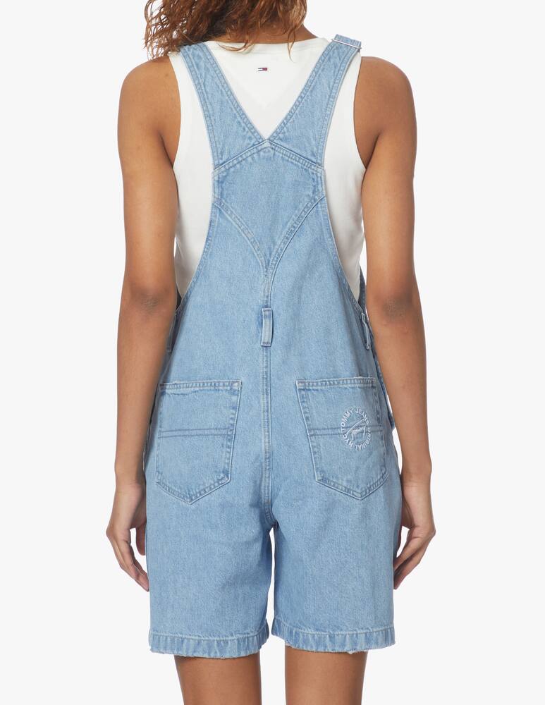 rinascente Tommy Jeans Short denim dungaress - blue