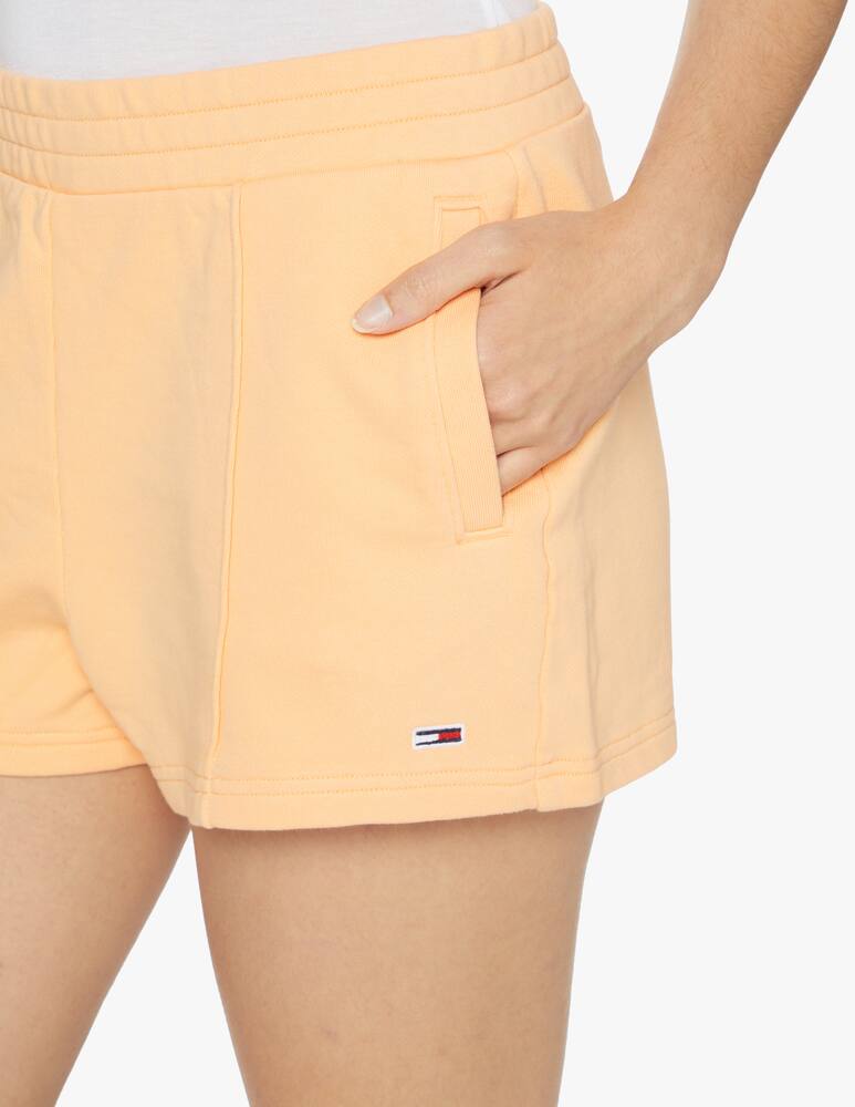 rinascente Tommy Jeans Pantaloni corti in cotone - arancione