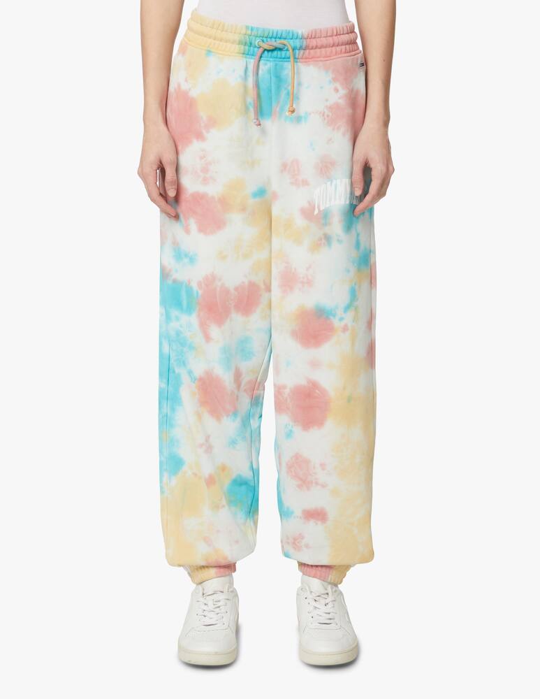 rinascente Tommy Jeans Pantaloni di tuta tie-dye - multicolor