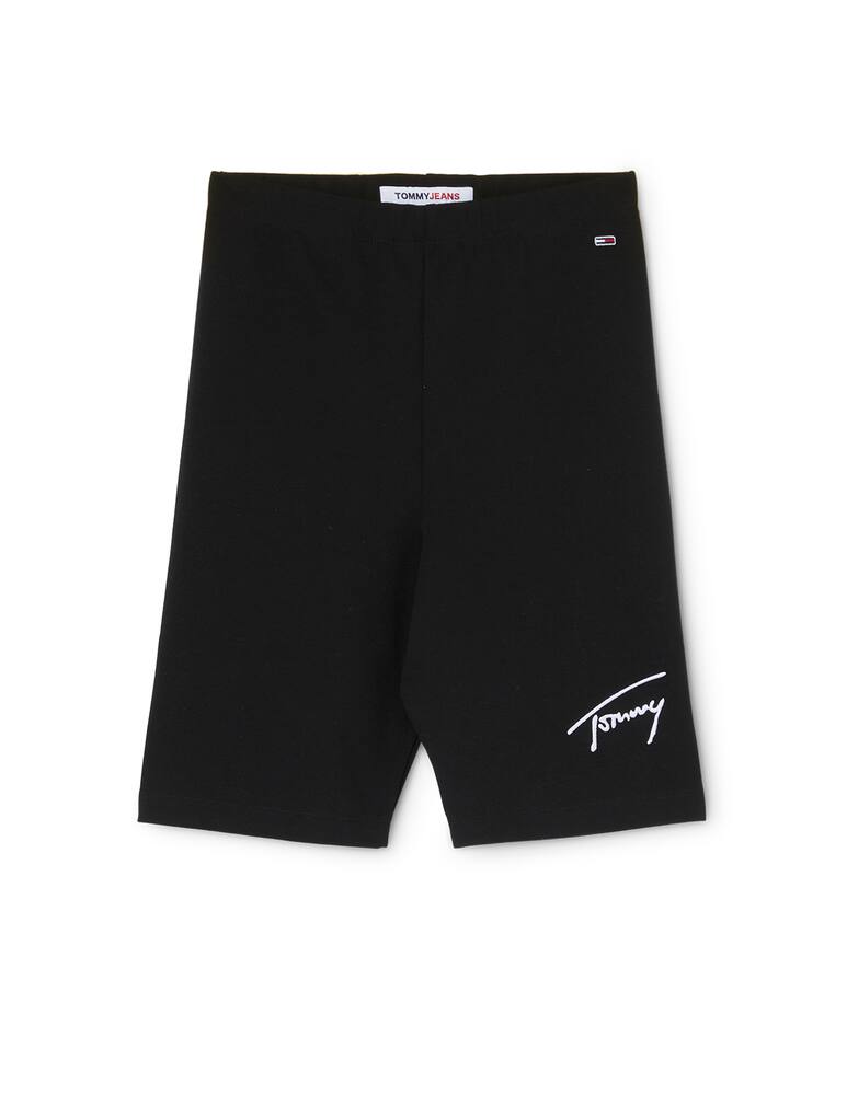 rinascente Tommy Jeans Pantaloni corti ciclista - nero