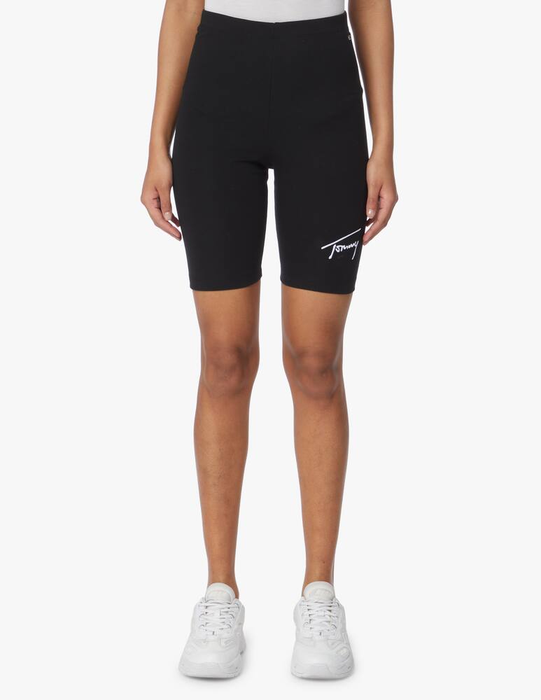 rinascente Tommy Jeans Pantaloni corti ciclista - nero