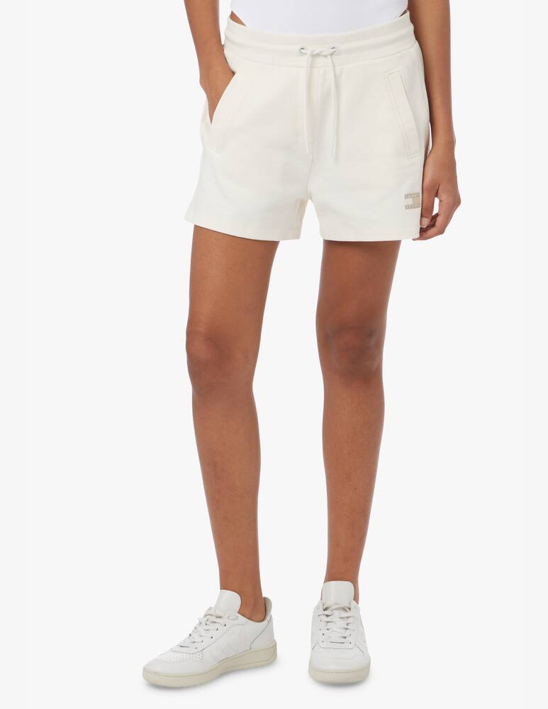 rinascente Tommy Jeans Pantaloni corti in cotone - bianco