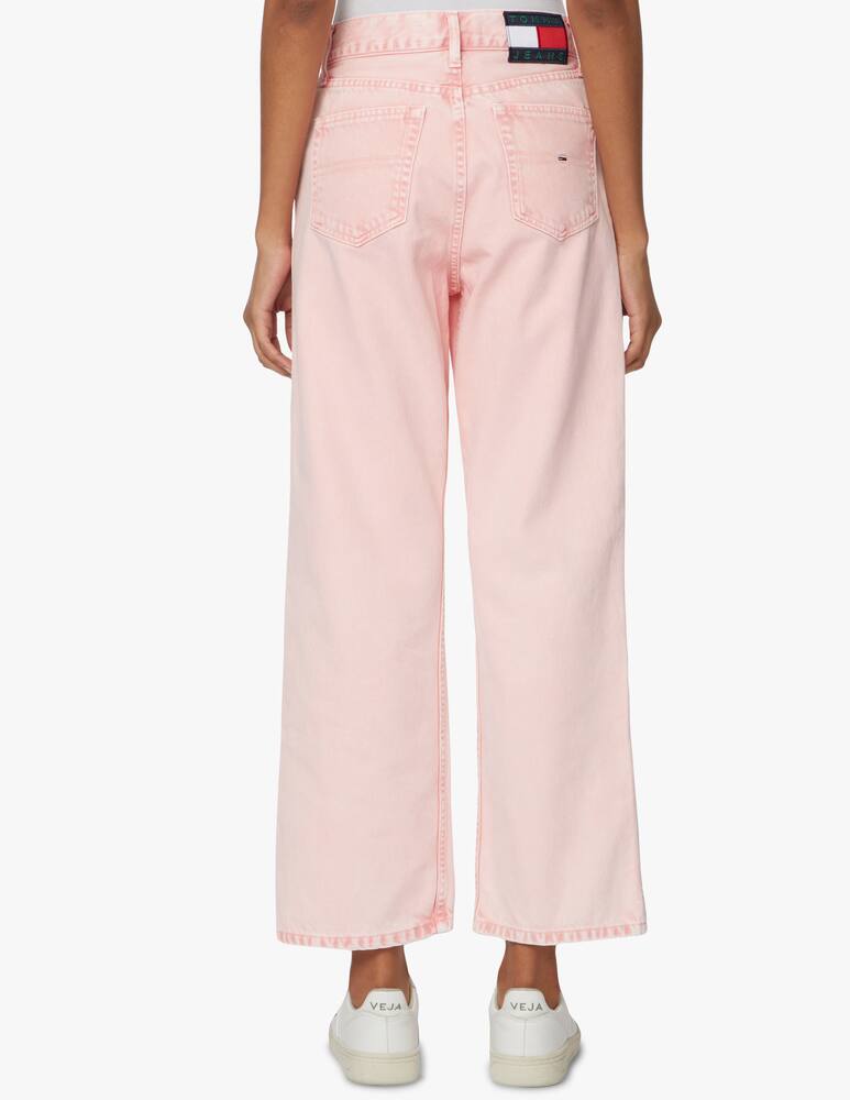 rinascente Tommy Jeans Betsy high rise straight-leg jeans - pink