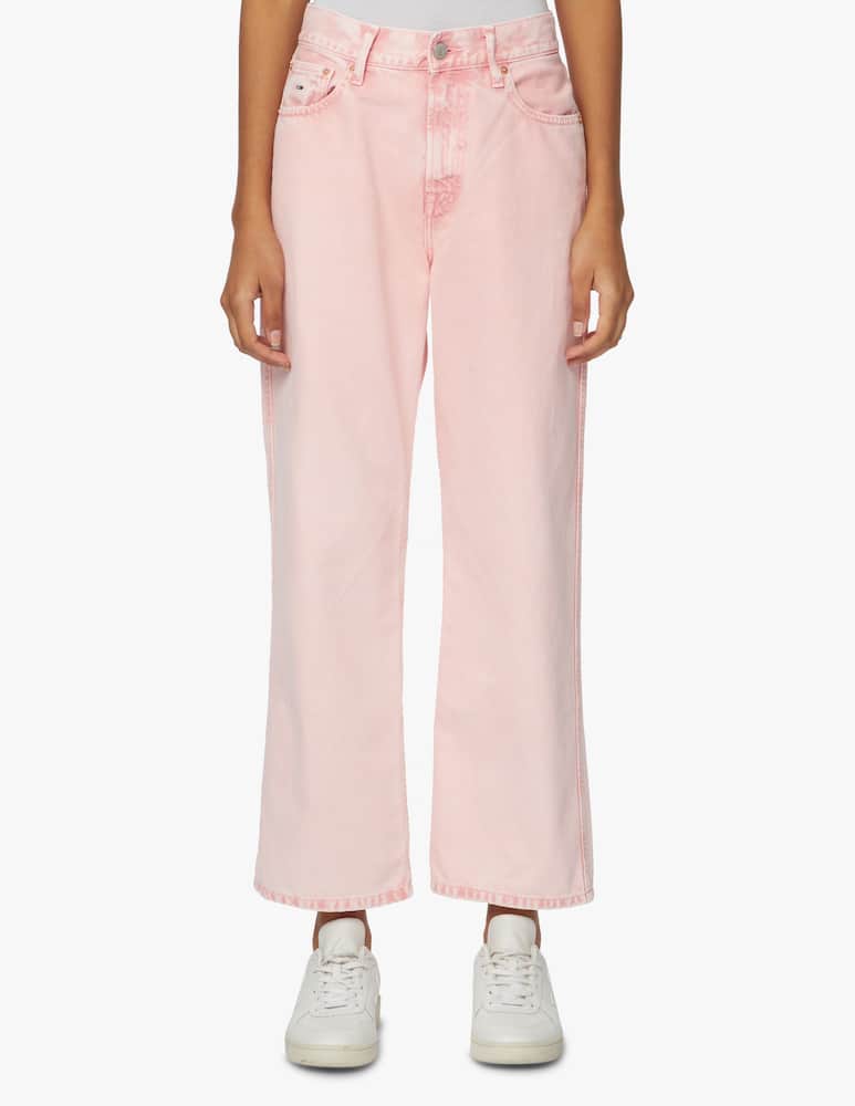 rinascente Tommy Jeans Betsy high rise straight-leg jeans - pink