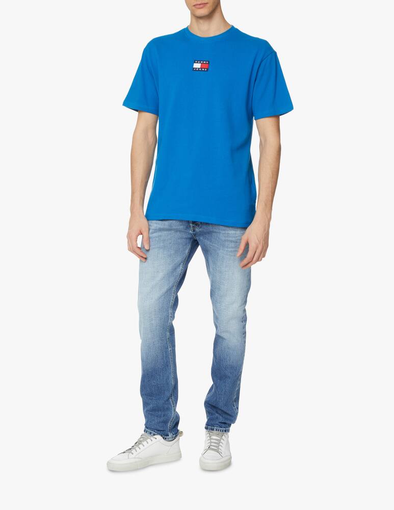 rinascente Tommy Jeans Embroidered badge t-shirt - Blue