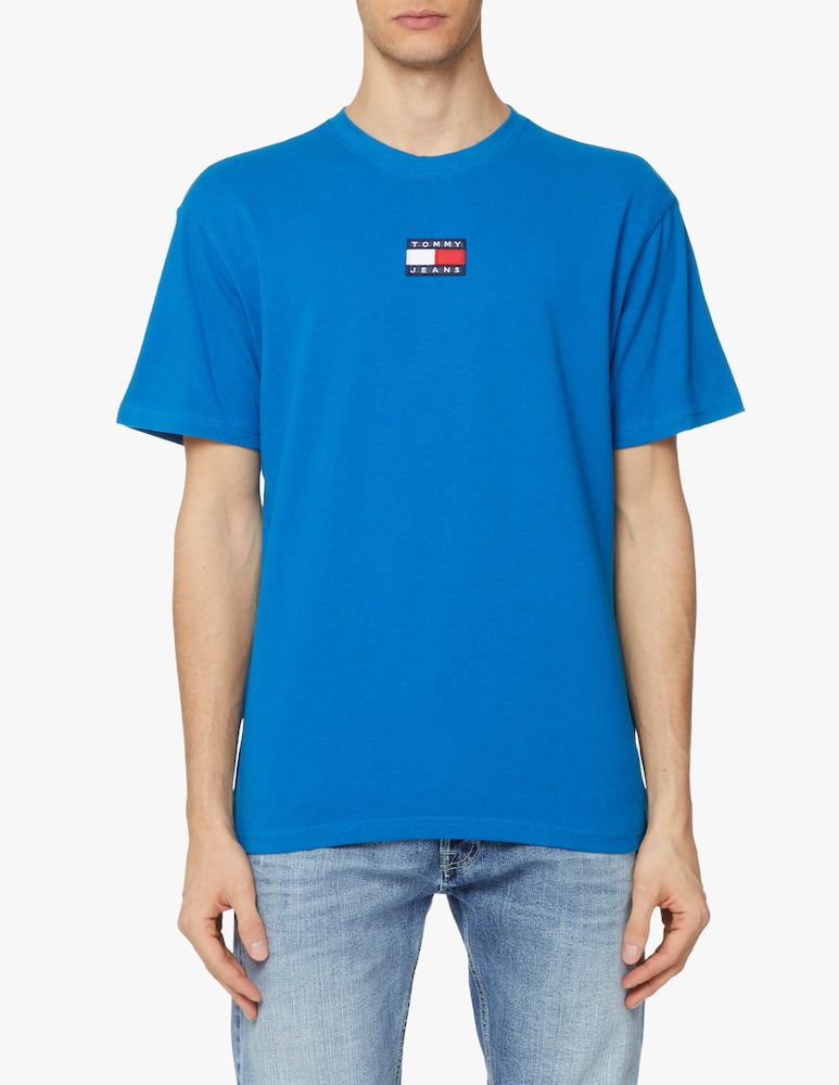 rinascente Tommy Jeans Embroidered badge t-shirt - Blue
