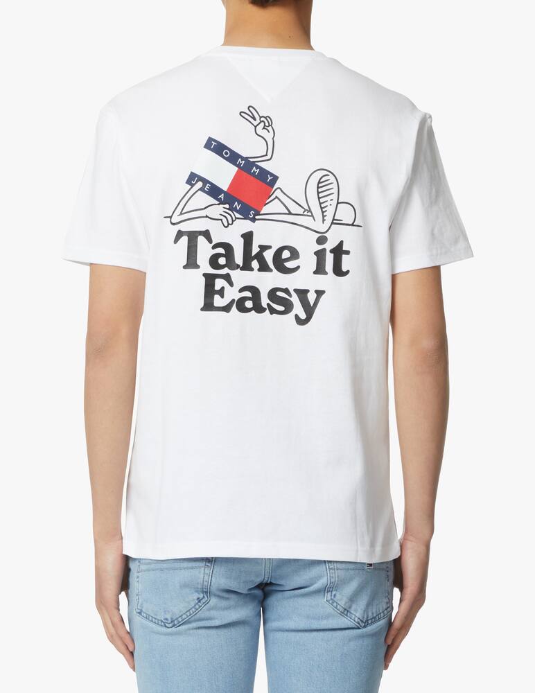 rinascente Tommy Jeans Take it easy t-shirt - white
