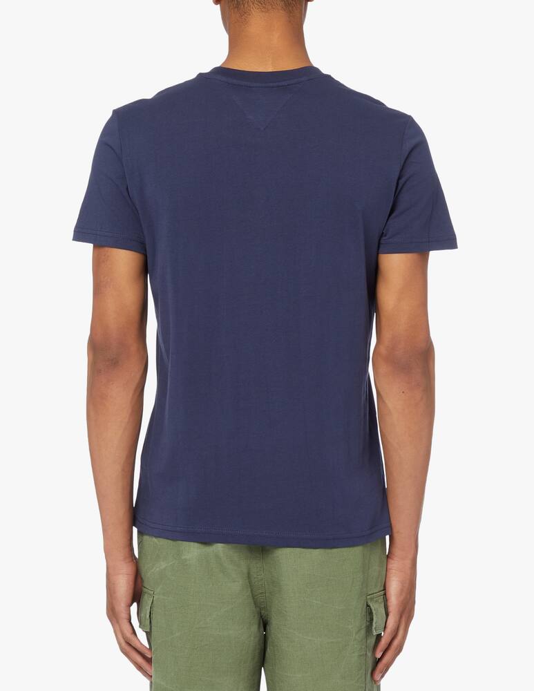 rinascente Tommy Jeans Maglietta corporate logo colorato - blu