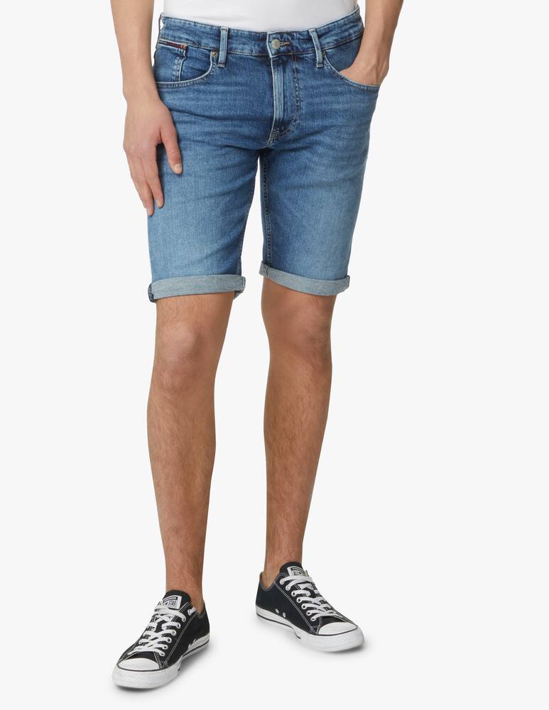 rinascente Tommy Jeans Bermuda in denim ronnie medio - blu