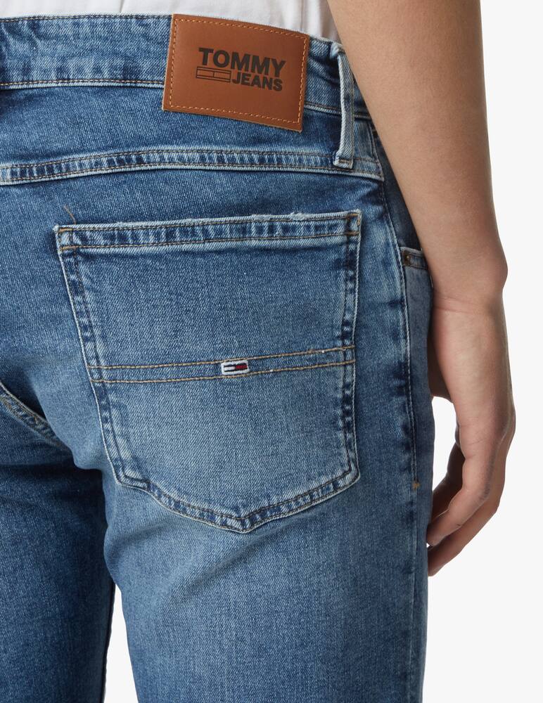 rinascente Tommy Jeans Bermuda in denim ronnie medio - blu