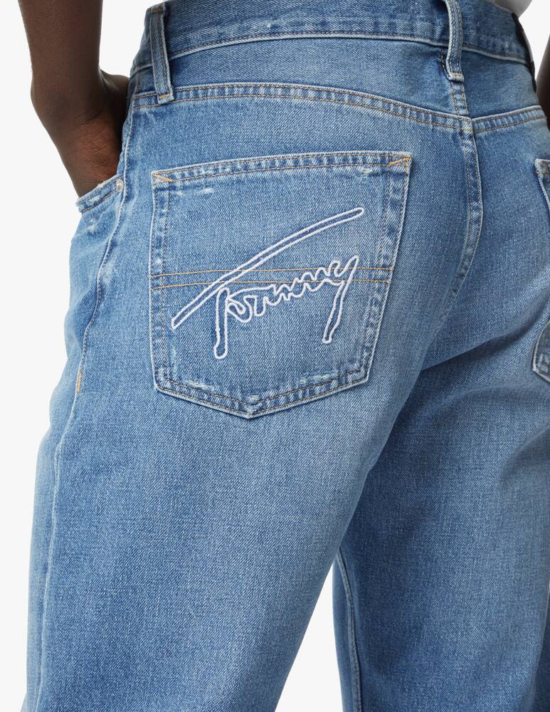 rinascente Tommy Jeans Jeans ethan strappo ginocchio - blu