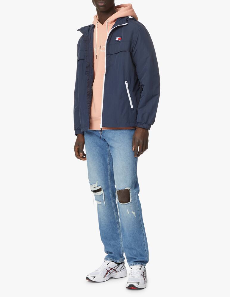 rinascente Tommy Jeans Chicago windbreaker nylon jacket - blue