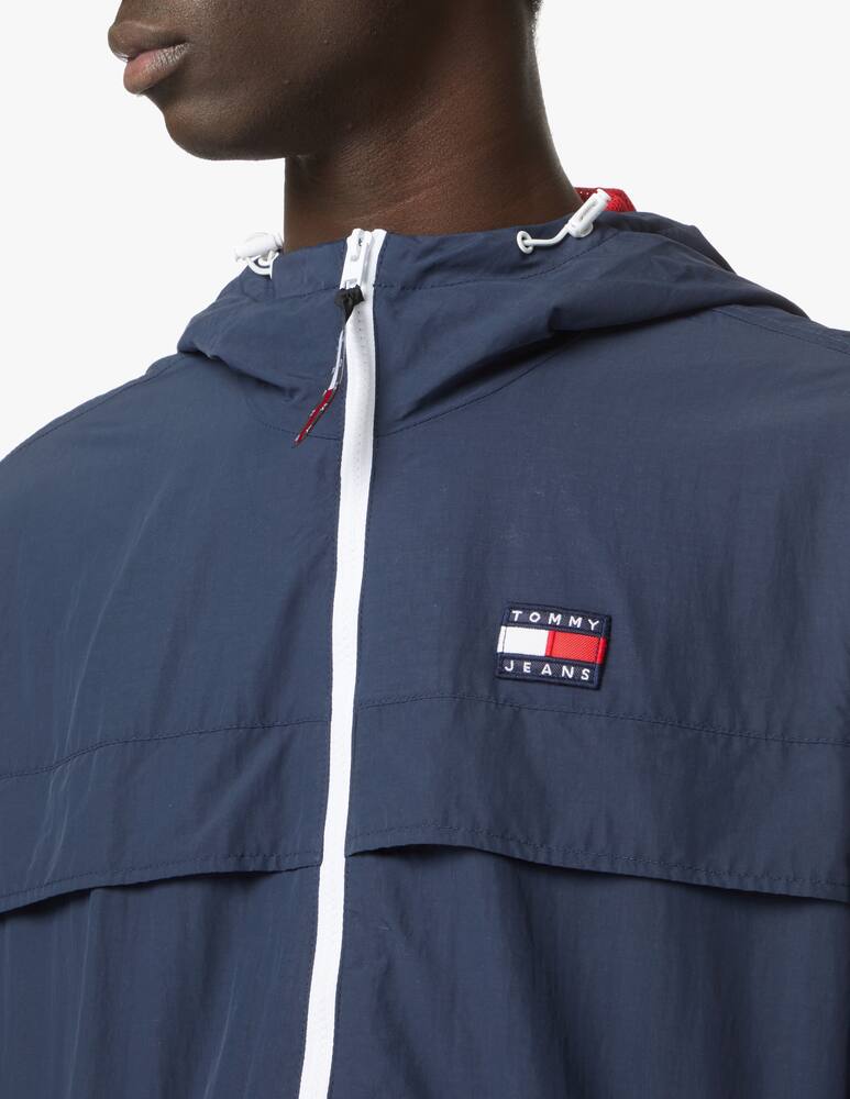 rinascente Tommy Jeans Chicago windbreaker nylon jacket - blue