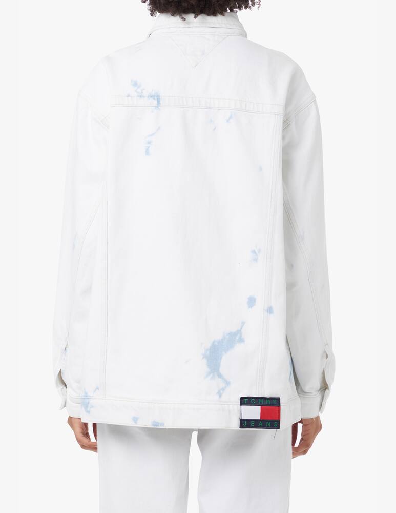 rinascente Tommy Jeans Giacca di jeans tie-dye - azzurro