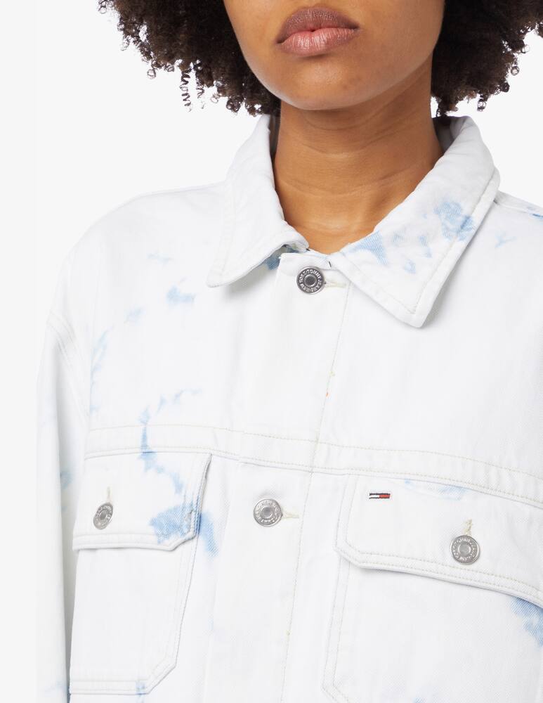 rinascente Tommy Jeans Giacca di jeans tie-dye - azzurro