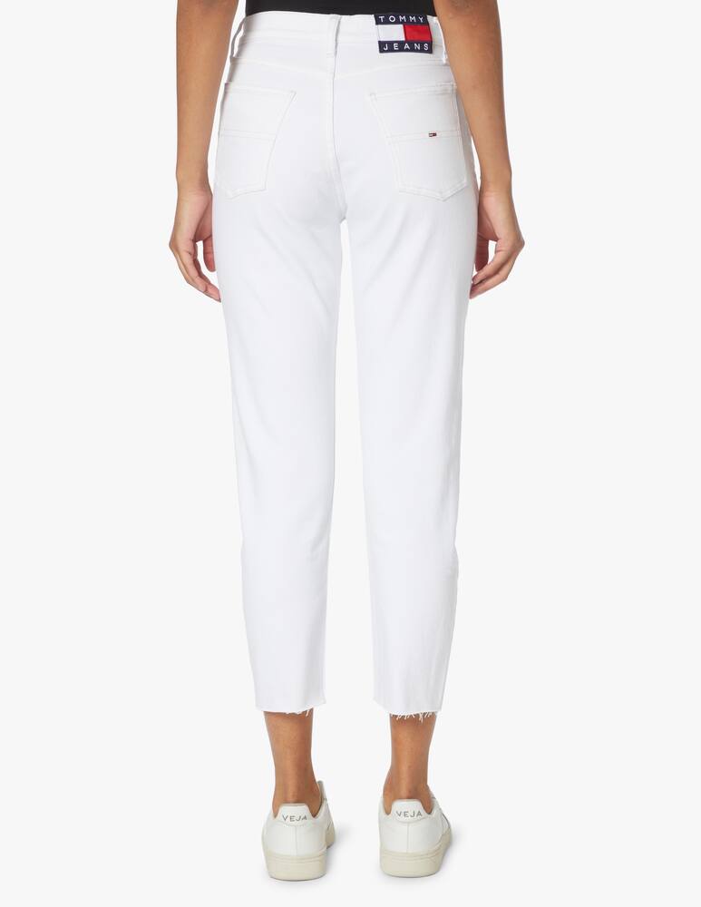 rinascente Tommy Jeans Jeans slim a vita alta Izzie - bianco