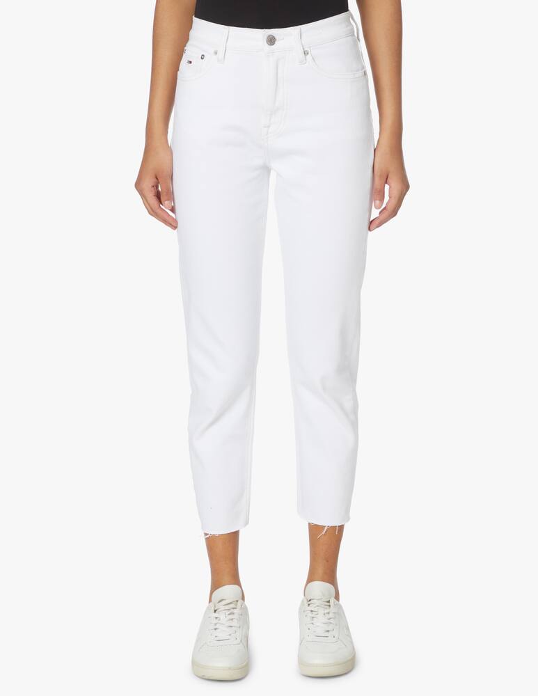 rinascente Tommy Jeans Jeans slim a vita alta Izzie - bianco