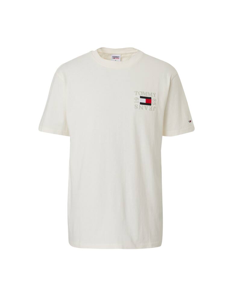 rinascente Tommy Jeans Maglietta box logo - bianco