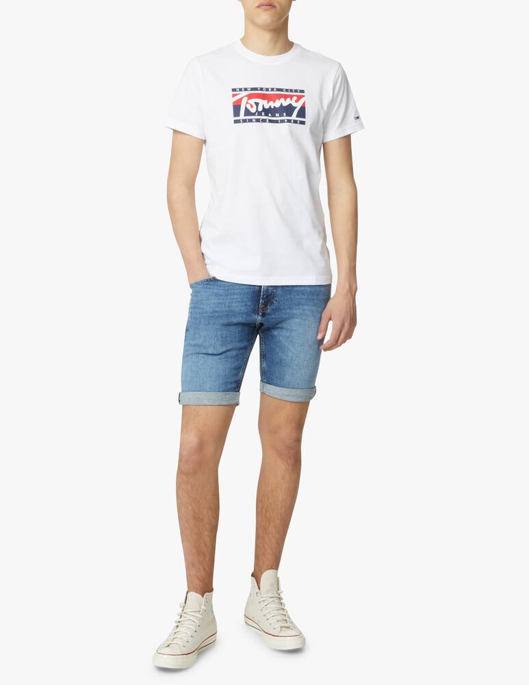 rinascente Tommy Jeans Maglietta new signature ny - bianco