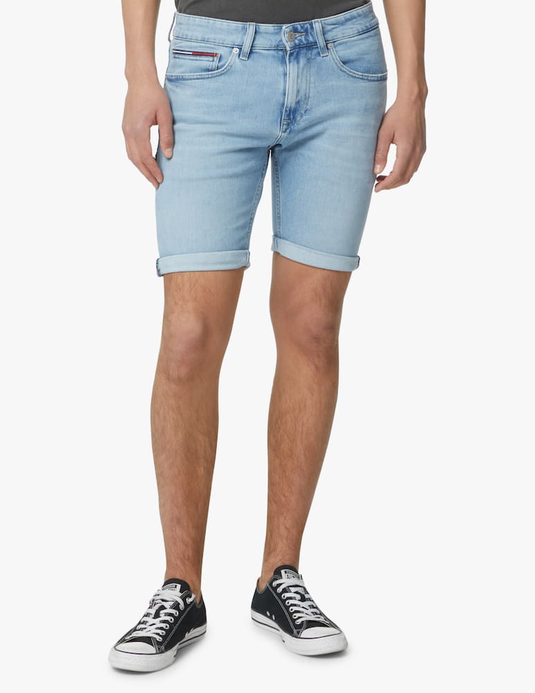Tommy Jeans Bermuda in denim slim scanton chiaro - azzurro - immagine 2 Tommy Jeans Bermuda in denim slim scanton chiaro - azzurro - immagine 2