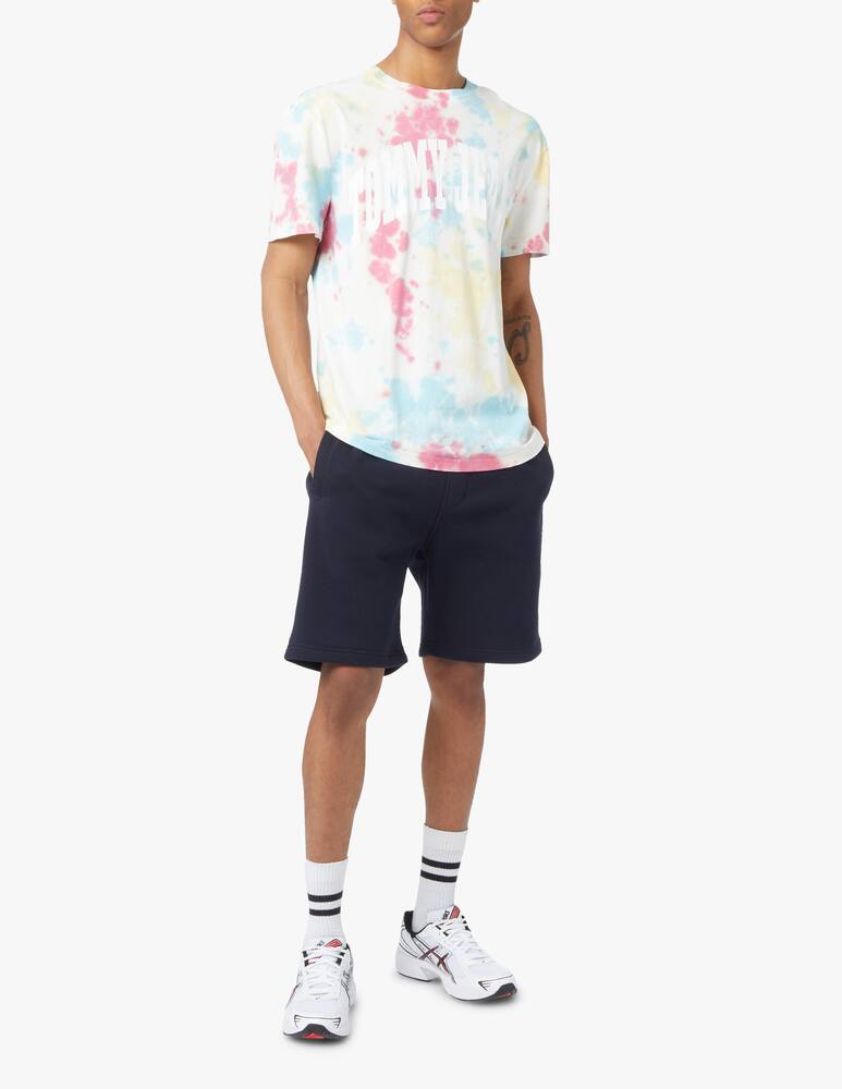 rinascente Tommy Jeans Washed tye dye college logo t-shirt - multi