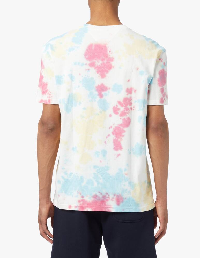 rinascente Tommy Jeans Washed tye dye college logo t-shirt - multi