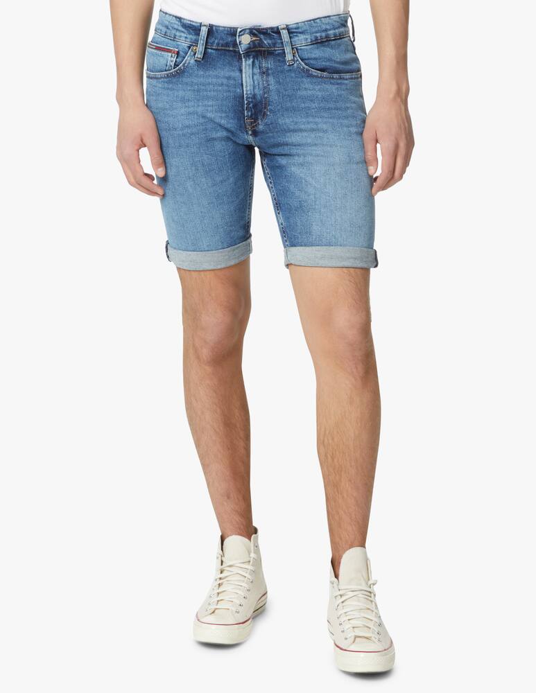 rinascente Tommy Jeans Medium dark scanton slim denim shorts - blue