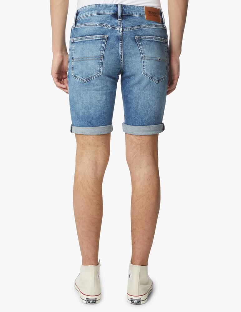 rinascente Tommy Jeans Medium dark scanton slim denim shorts - blue