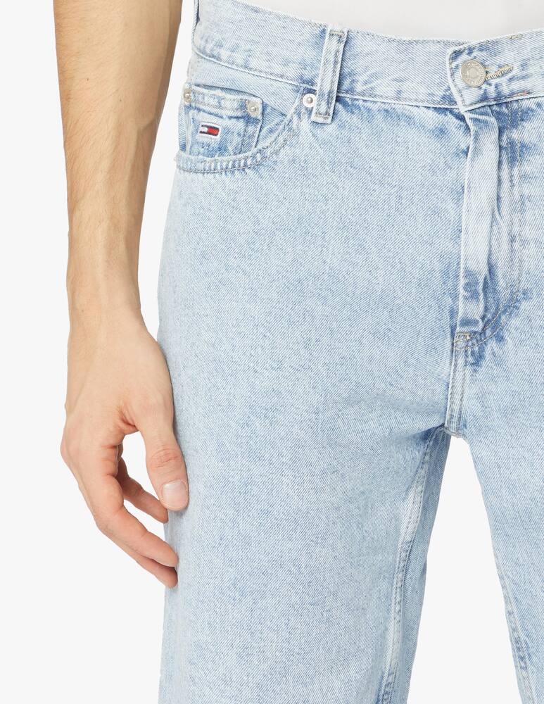 rinascente Tommy Jeans Bermuda in denim dad chiaro pulito - azzurro