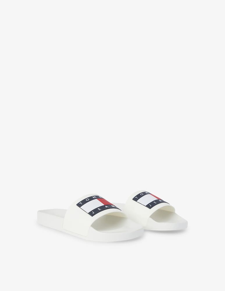 rinascente Tommy Hilfiger Printed slide - white