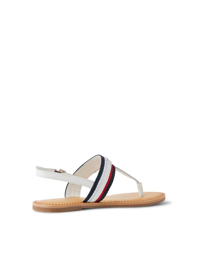 rinascente Tommy Hilfiger Corporate webbing flat sandal - grey
