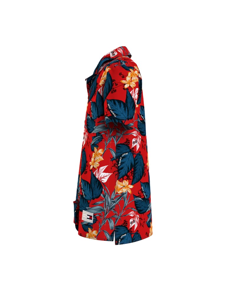 rinascente Tommy Hilfiger Tropical print shirt - Rosso