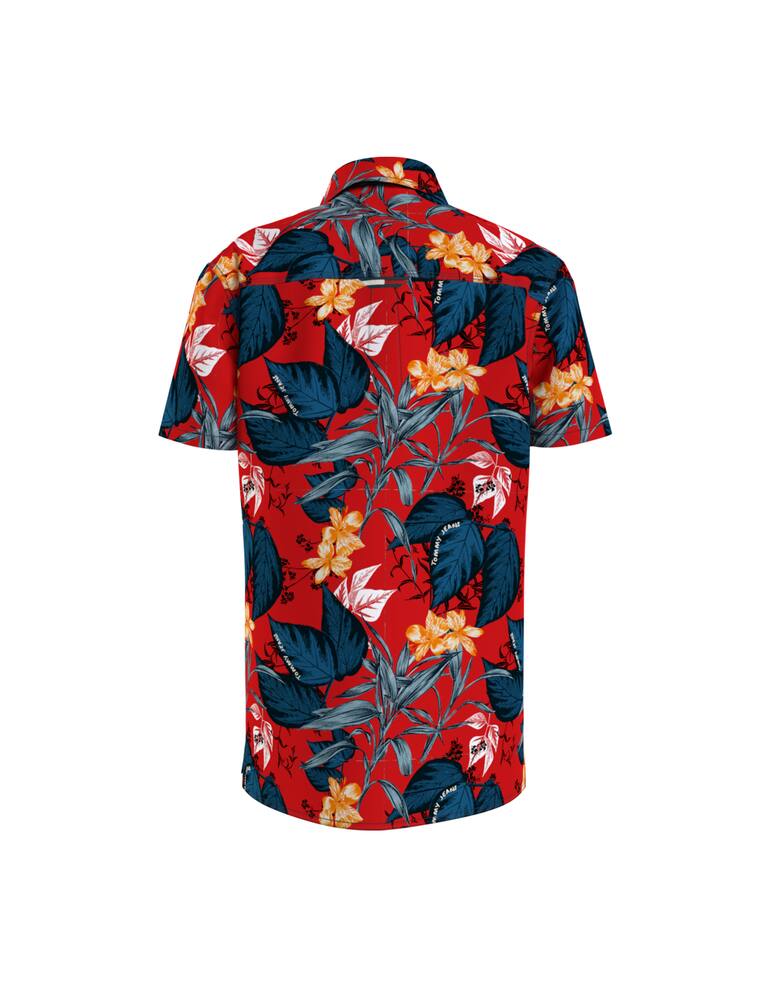 rinascente Tommy Hilfiger Tropical print shirt - Rosso
