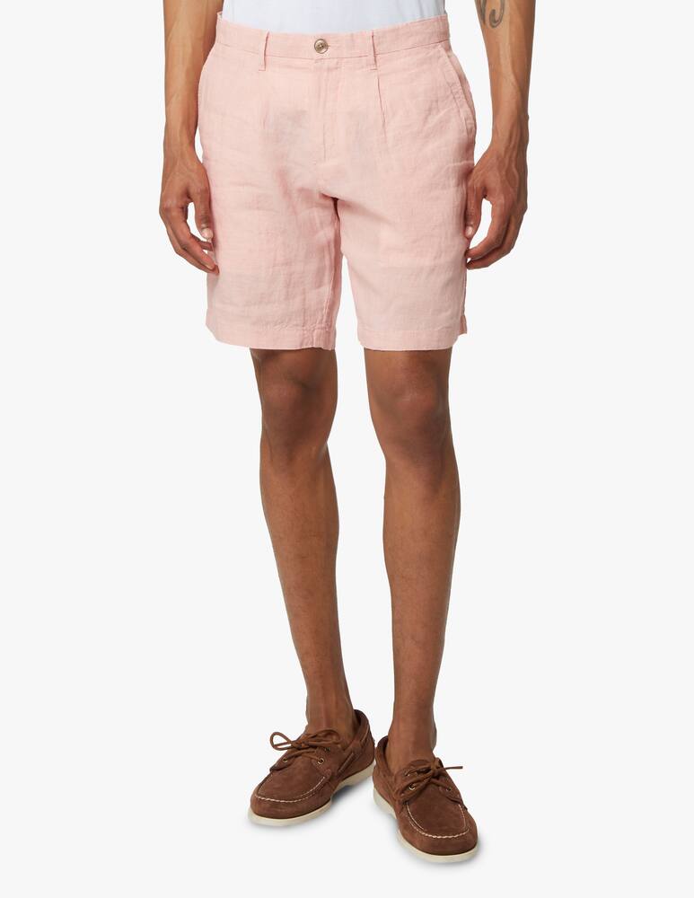 rinascente Tommy Hilfiger Brook 1 pince linen chino shorts - pink
