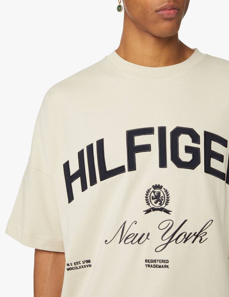 rinascente Tommy Hilfiger Maglietta girocollo over hilfiger - bianco