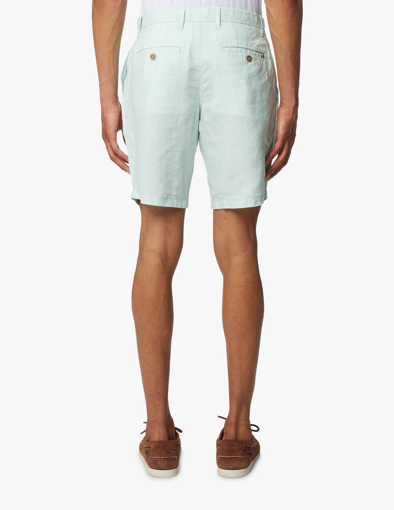 rinascente Tommy Hilfiger Brook 1 pince linen chino shorts - green