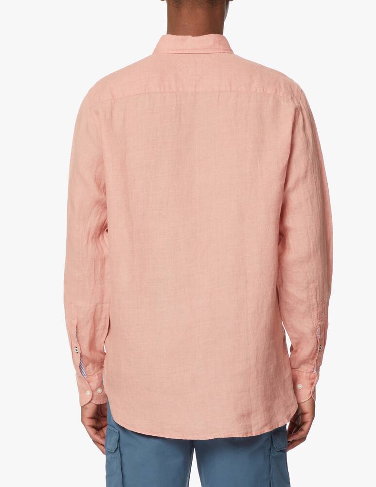 rinascente Tommy Hilfiger Linen regular shirt - pink