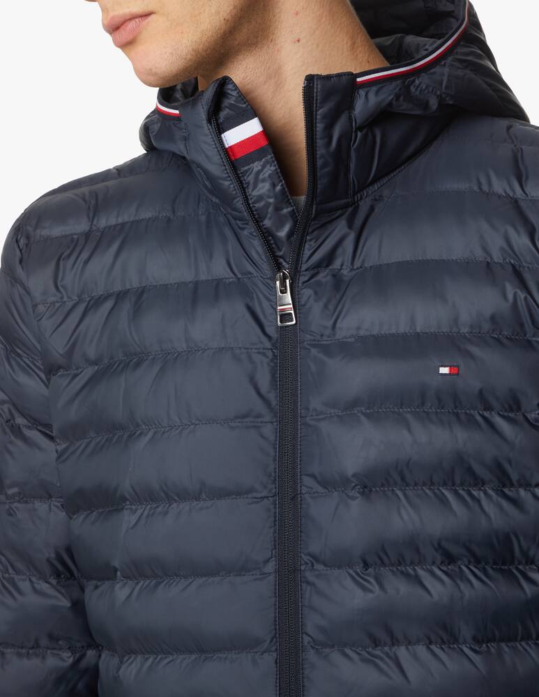 rinascente Tommy Hilfiger 100g hooded jacket - blue