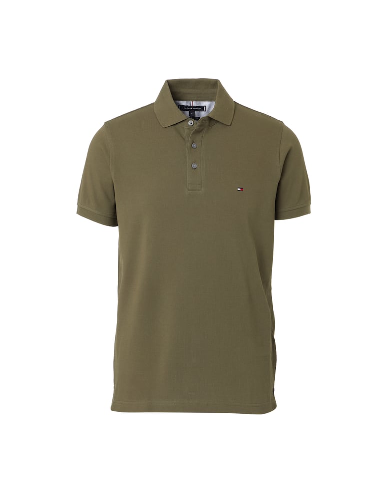 Tommy Hilfiger Slim short sleeve basic polo - green - picture 5 Tommy Hilfiger Slim short sleeve basic polo - green - picture 5